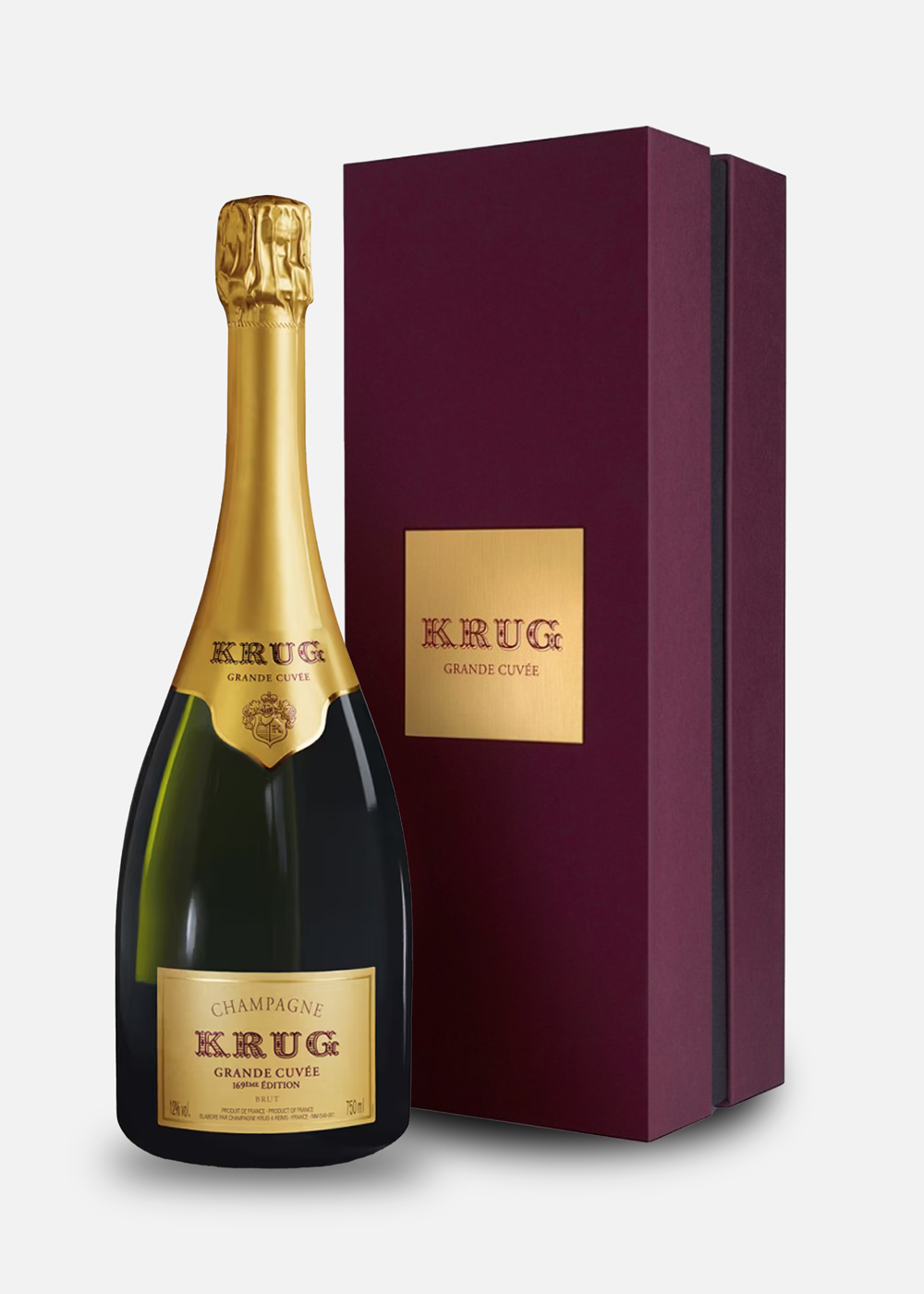 KRUG Grande Cuvée Brut 750ml Krug Grande Cuvée 172ème Édition met Giftbox – DRINKZ
